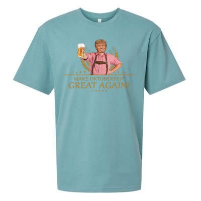 Make Oktoberfest Great Again Donald Trump Sueded Cloud Jersey T-Shirt