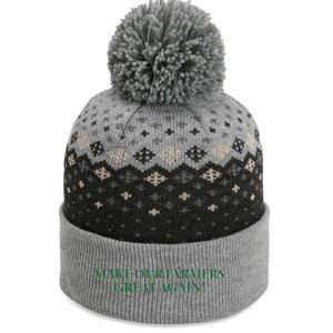 Make Our Farmers Great Again The Baniff Cuffed Pom Beanie