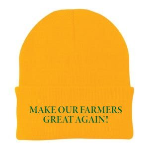 Make Our Farmers Great Again Knit Cap Winter Beanie