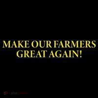 Make Our Farmers Great Again Wool Snapback Cap