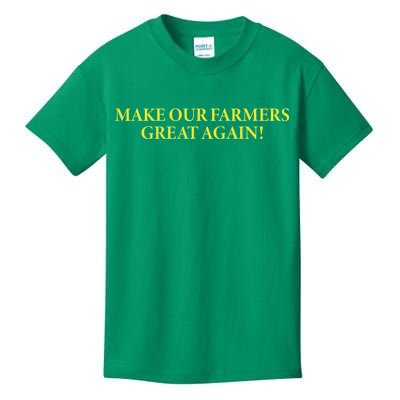 Make Our Farmers Great Again Kids T-Shirt