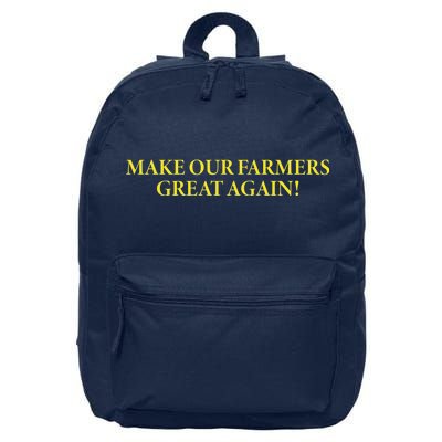 Make Our Farmers Great Again 16 in Basic Backpack