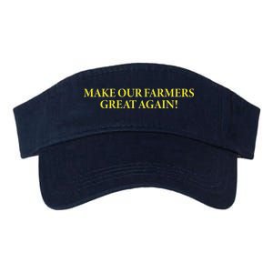 Make Our Farmers Great Again Valucap Bio-Washed Visor