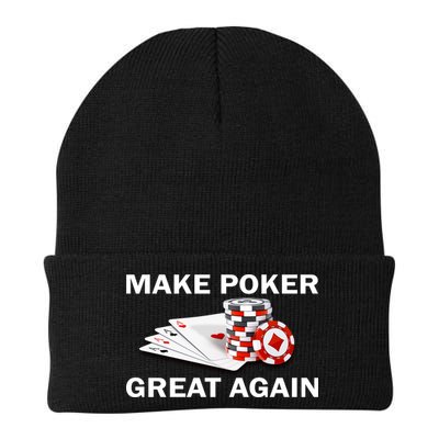 Make Poker Great Again Knit Cap Winter Beanie