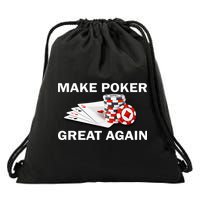Make Poker Great Again Drawstring Bag
