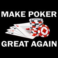 Make Poker Great Again Drawstring Bag