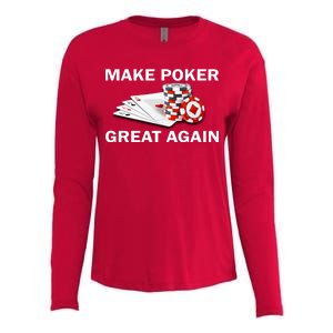 Make Poker Great Again Womens Cotton Relaxed Long Sleeve T-Shirt