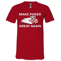 Make Poker Great Again V-Neck T-Shirt