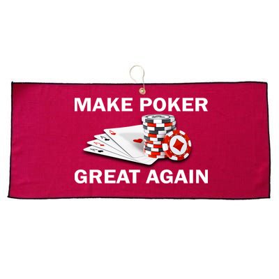 Make Poker Great Again Large Microfiber Waffle Golf Towel