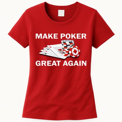 Make Poker Great Again Womens T-Shirt