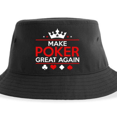 Make Poker Great Again Card Game Sustainable Bucket Hat