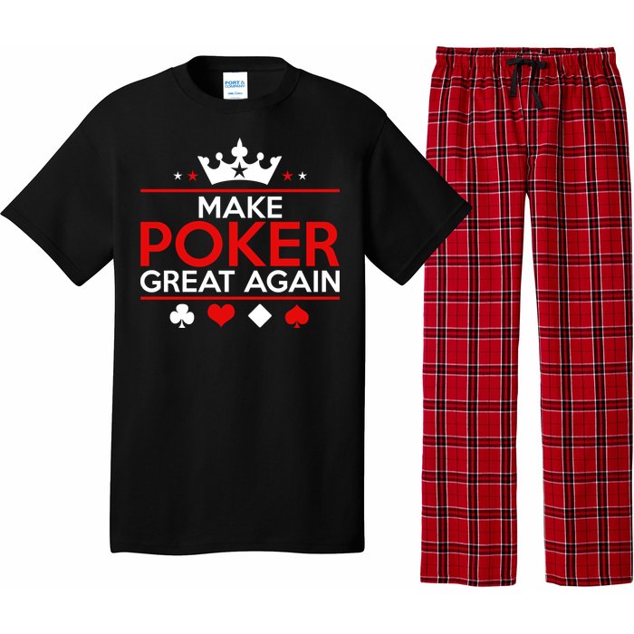 Make Poker Great Again Card Game Pajama Set