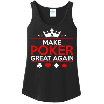 Make Poker Great Again Card Game Ladies Essential Tank