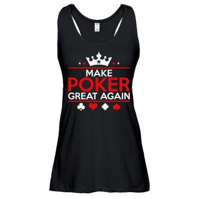 Make Poker Great Again Card Game Ladies Essential Flowy Tank