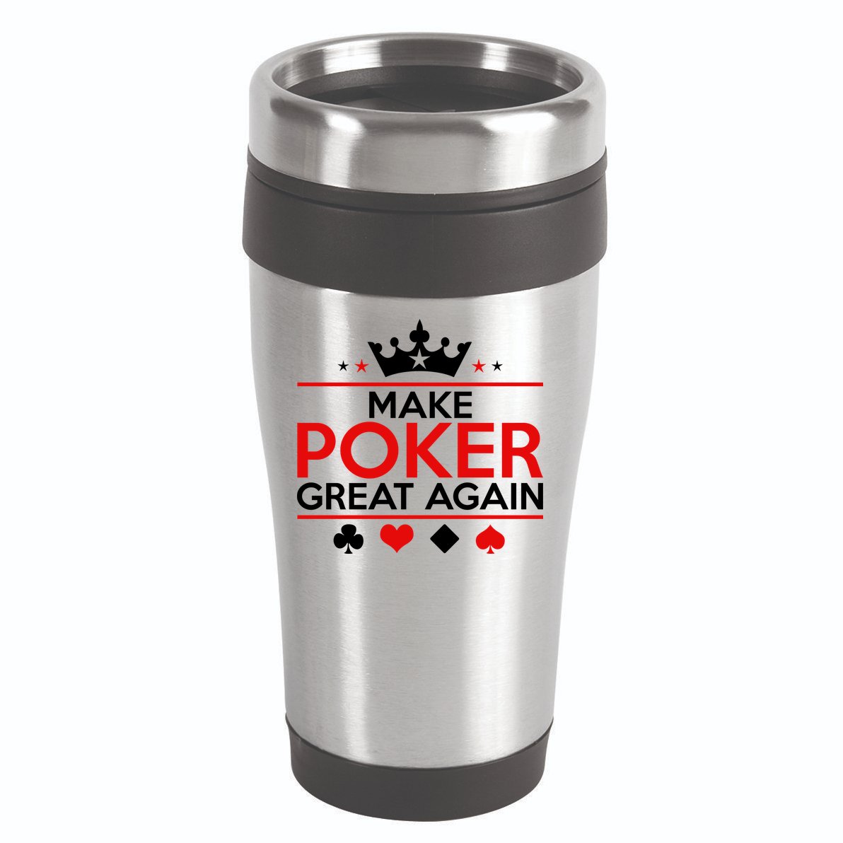 Make Poker Great Again Card Game 16oz Travel Tumbler