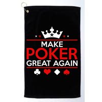 Make Poker Great Again Card Game Golf Towel