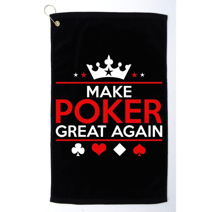 Make Poker Great Again Card Game Golf Towel