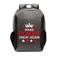 Make Poker Great Again Card Game Vector Backpack