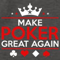 Make Poker Great Again Card Game Vector Backpack