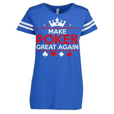 Make Poker Great Again Card Game Enza Ladies Jersey Football T-Shirt