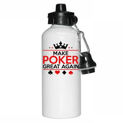 Make Poker Great Again Card Game Aluminum Water Bottle