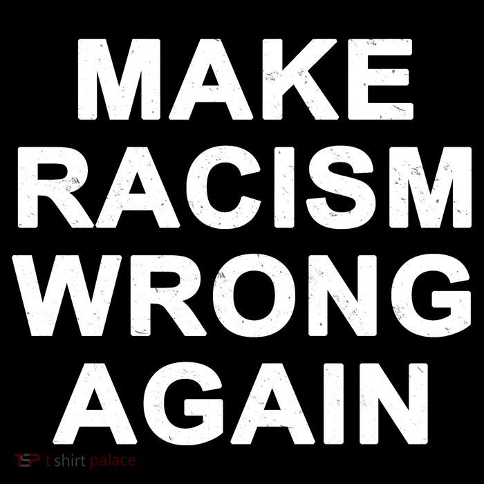 Make Racism Wrong Again Drawstring Bag