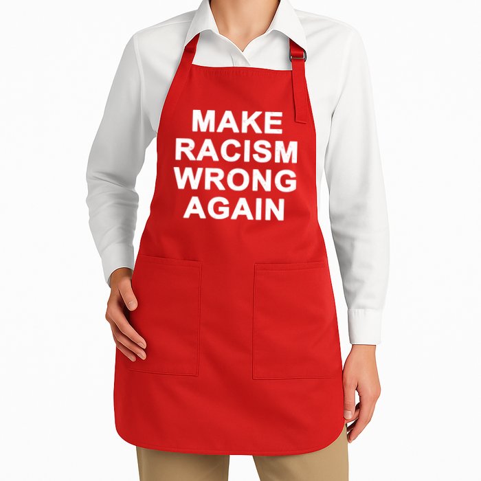 Make Racism Wrong Again Apron