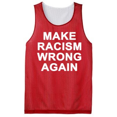 Make Racism Wrong Again Mesh Reversible Basketball Jersey Tank