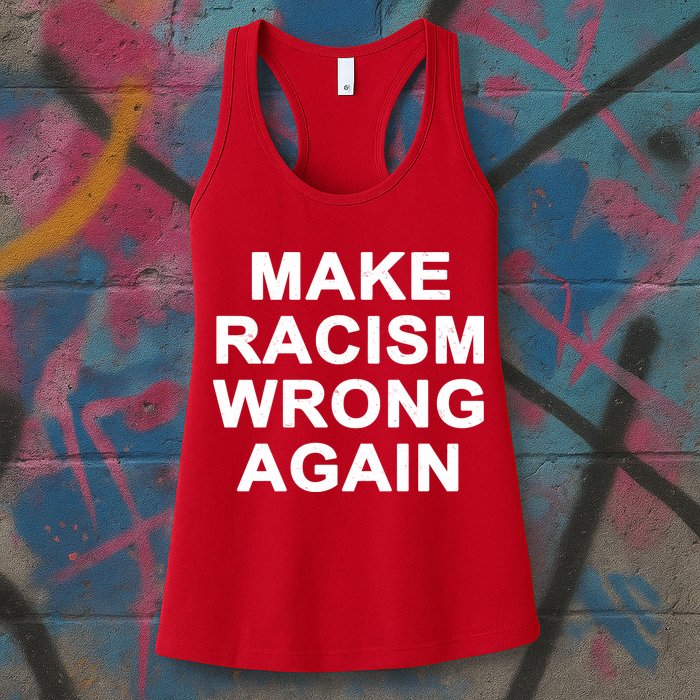 Make Racism Wrong Again Womens Tank Top