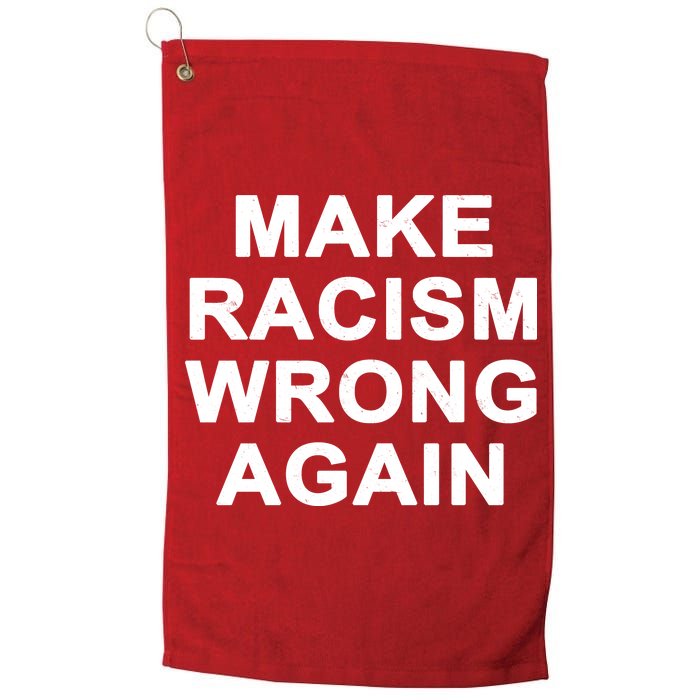 Make Racism Wrong Again Platinum Collection Golf Towel