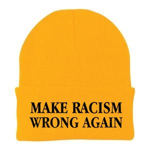 Make Racism Wrong Again Civil Rights Protest Knit Cap Winter Beanie