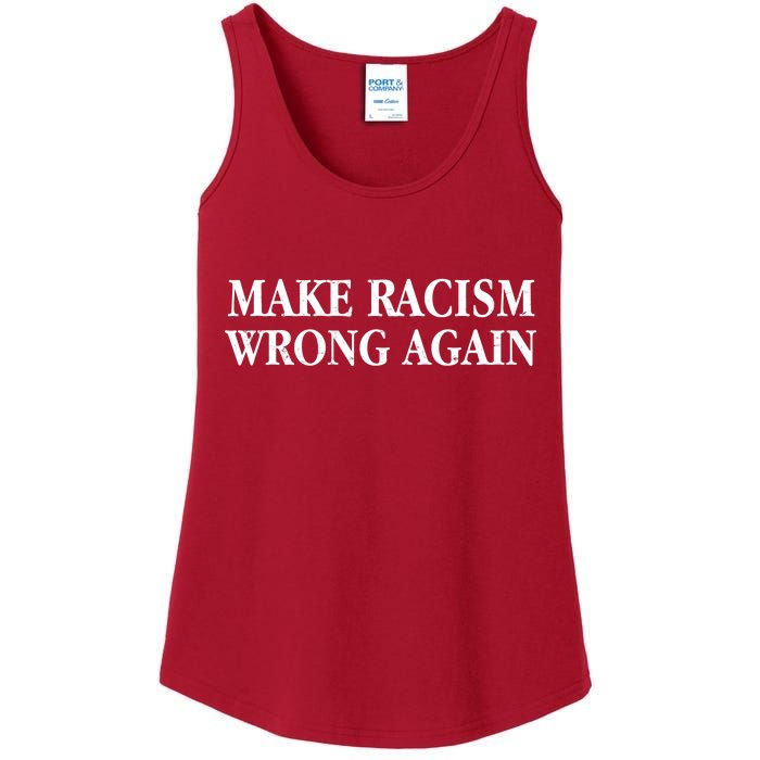 Make Racism Wrong Again Civil Rights Protest Ladies Essential Tank