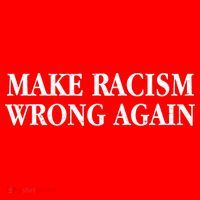 Make Racism Wrong Again Civil Rights Protest Poster