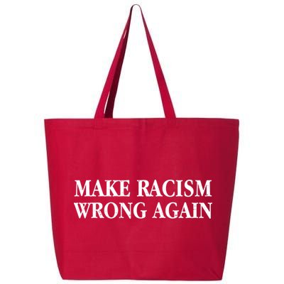 Make Racism Wrong Again Civil Rights Protest 25L Jumbo Tote