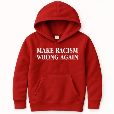 Make Racism Wrong Again Civil Rights Protest Kids Hoodie