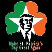 Make St. Patrick's Day Great Again Flatbill Hat