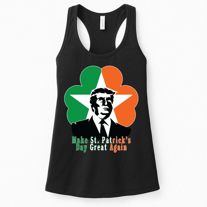 Make St. Patrick's Day Great Again Womens Tank Top