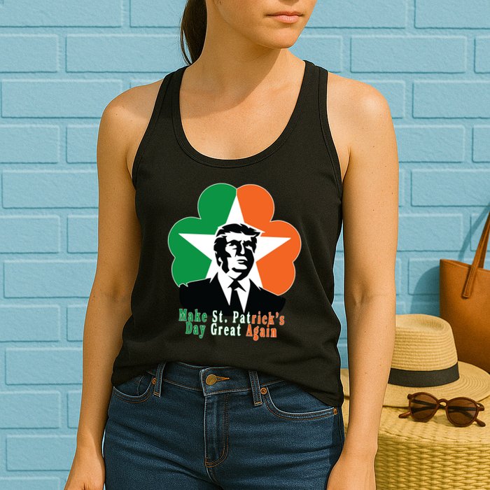 Make St. Patrick's Day Great Again Womens Tank Top