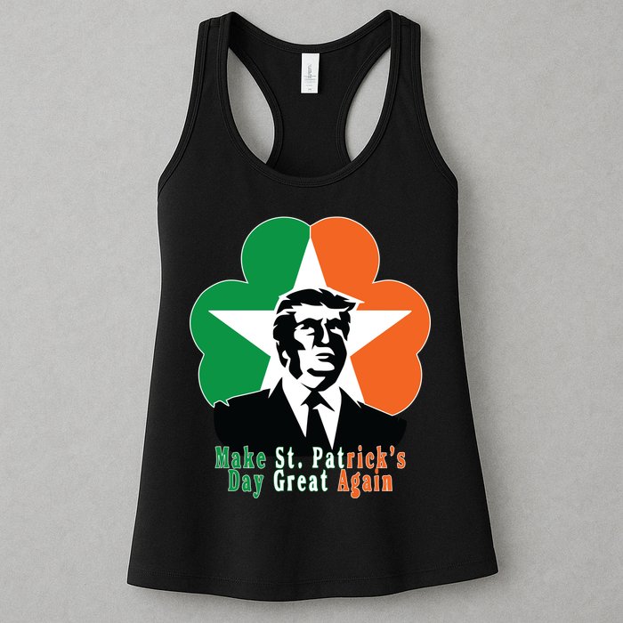 Make St. Patrick's Day Great Again Womens Tank Top