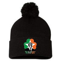 Make St. Patrick's Day Great Again Pom Pom 12in Knit Beanie