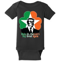 Make St. Patrick's Day Great Again Baby Bodysuit