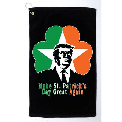 Make St. Patrick's Day Great Again Golf Towel