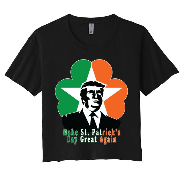 Make St. Patrick's Day Great Again Crop Top