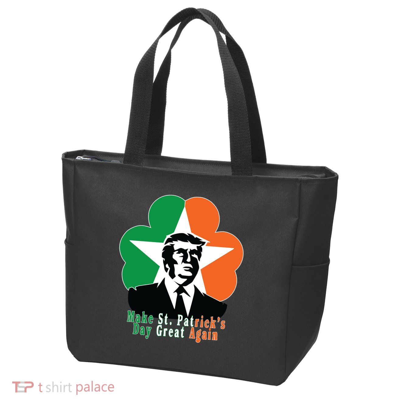 Make St. Patrick's Day Great Again Zip Tote Bag