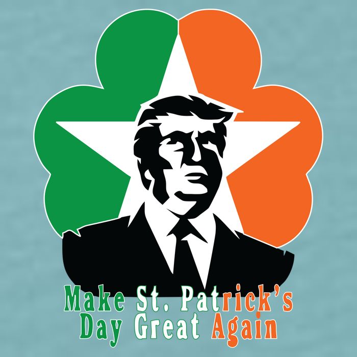 Make St. Patrick's Day Great Again Sueded Cloud Jersey T-Shirt