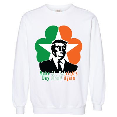 Make St. Patrick's Day Great Again Garment-Dyed Sweatshirt