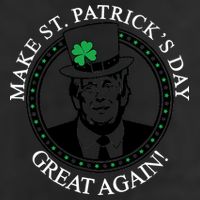 Make St. Patrick's Day Great Again Donald Trump 7 Panel Mesh Trucker Snapback Hat