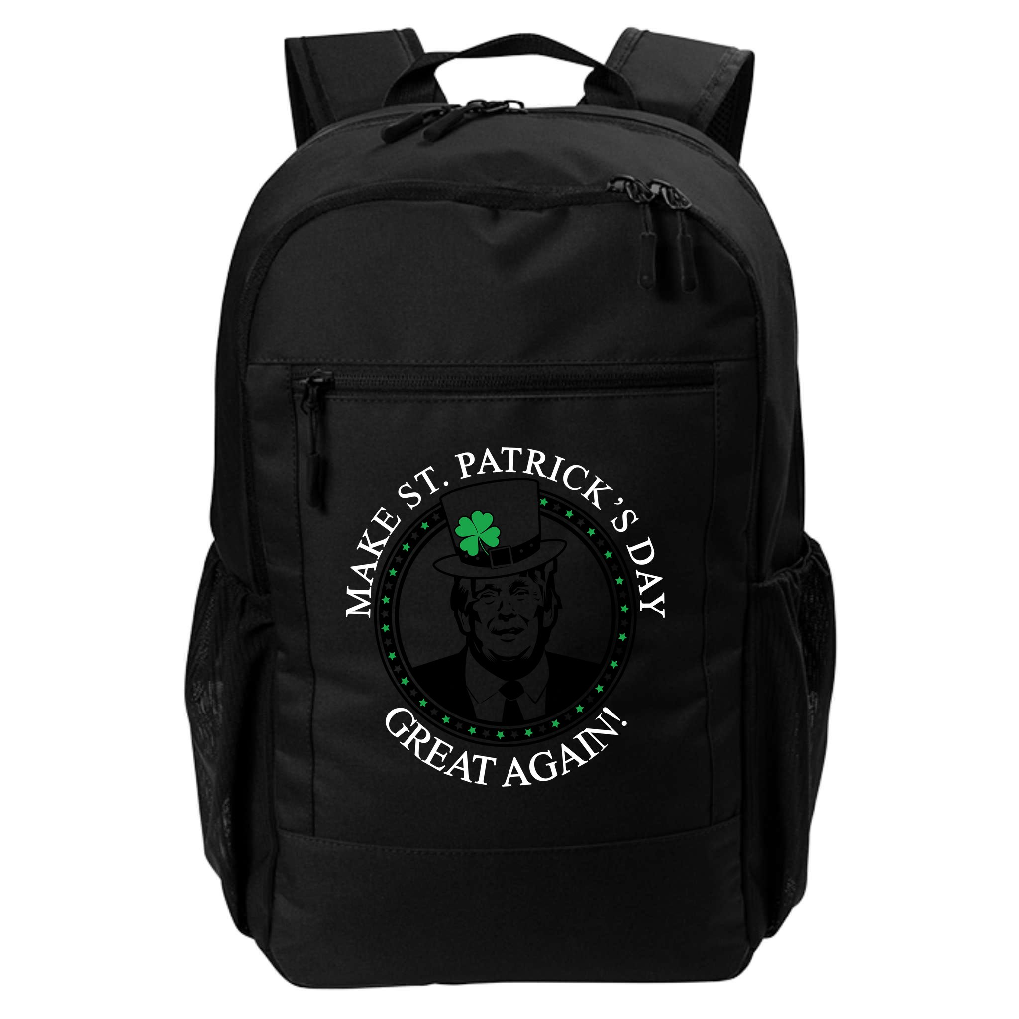 Make St. Patrick's Day Great Again Donald Trump Backpack