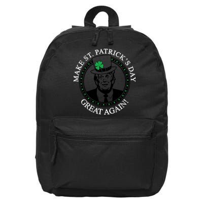 Make St. Patrick's Day Great Again Donald Trump 16 in Basic Backpack