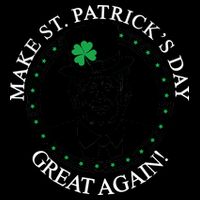 Make St. Patrick's Day Great Again Donald Trump Pom Pom 12in Knit Beanie